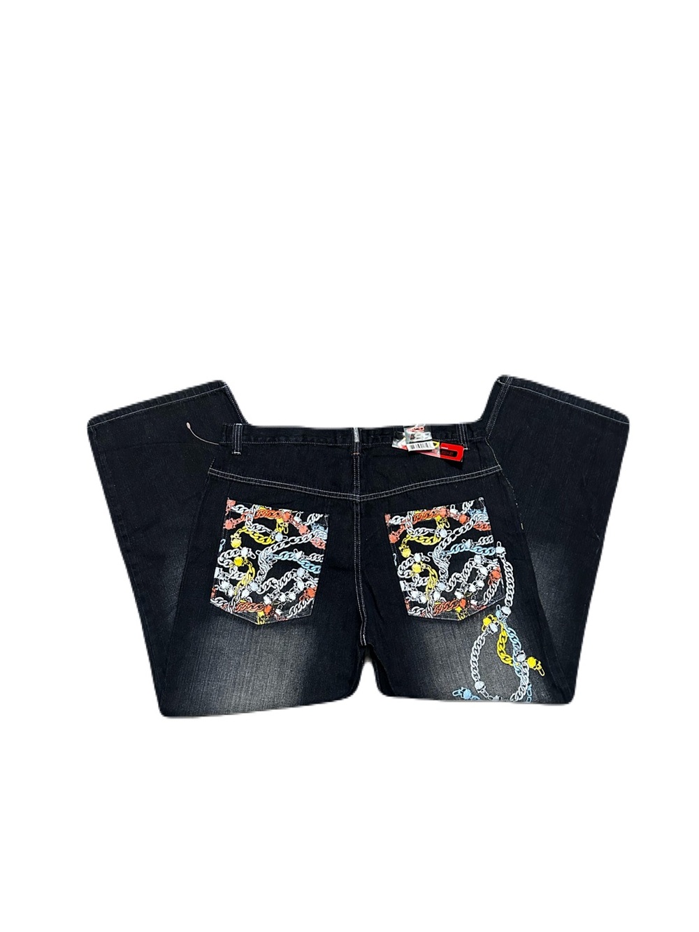 Vintage Paco Y2K Jeans 40X31 Wide Leg Baggy Grunge Hip Hop Skater new Dead stock